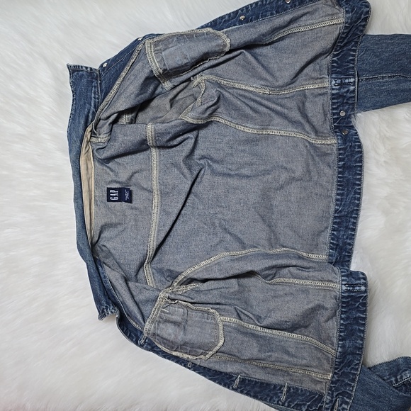 Y2K Gap Denim Jean Jacket Size Medium - Picture 4 of 7